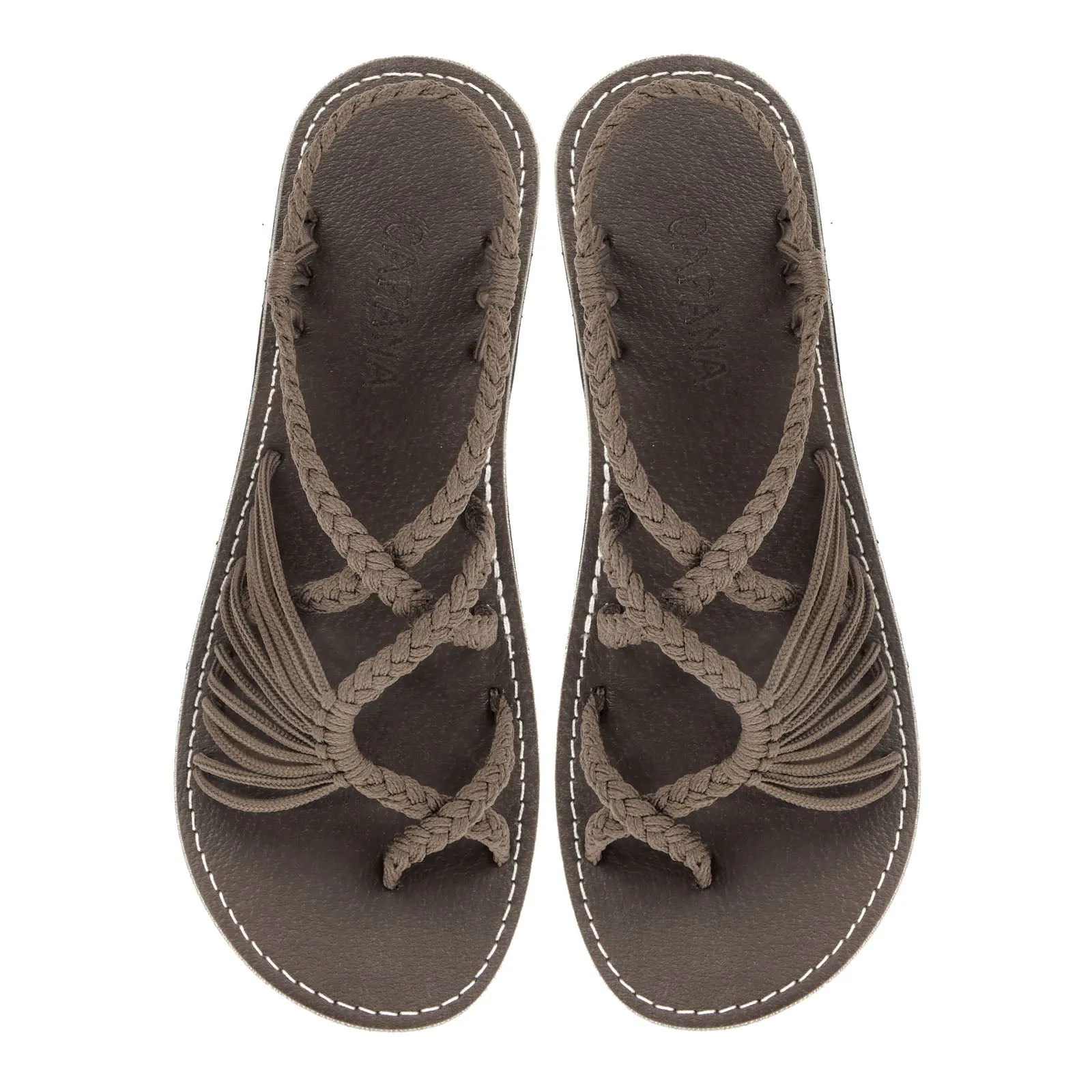 Banyan - Taupe Rope Sandals