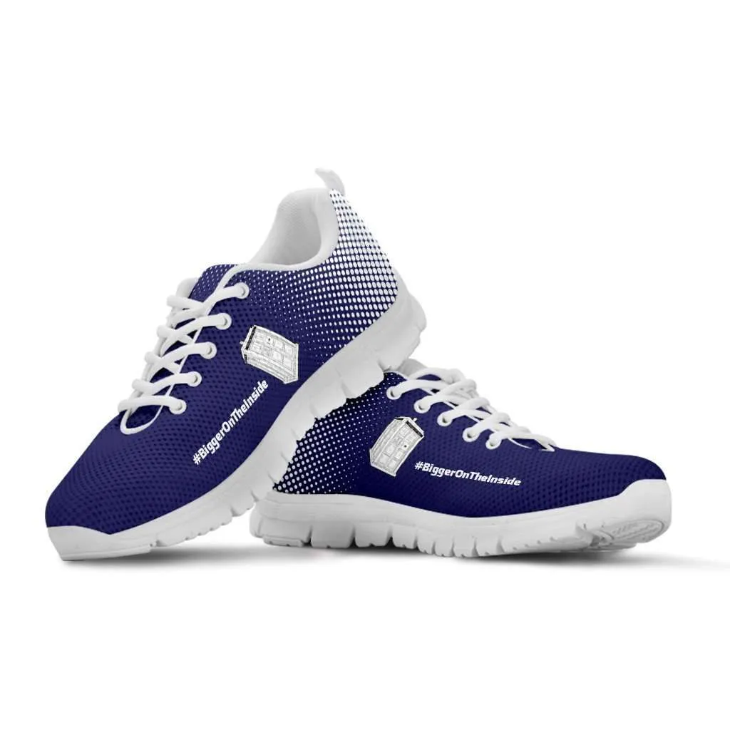 #BiggerOnTheInside Timey Wimey Running Shoes