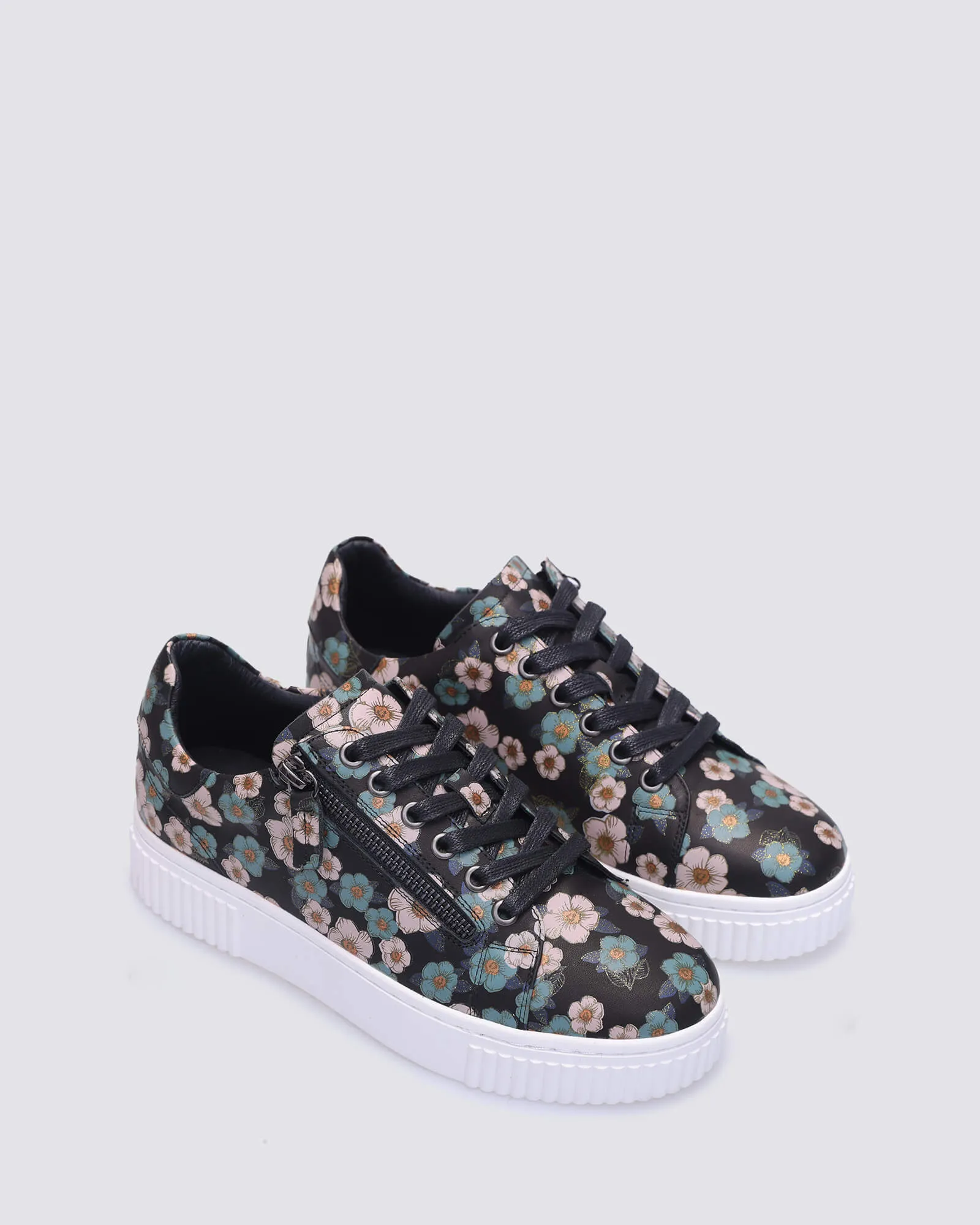 JOANNA SNEAKERS FLORAL LEATHER